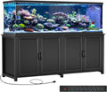 GDLF 180-200 Gallon Large Fish Tank Stand, Aquarium Stand with 72'*24' Tabletop Fits 125/150/180/200 Volumns Aquariums,2200LBS Capacity Heavy Duty