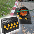 4' Rise Threshold Ramp Heavy Duty Driveway Curb Ramp -Slip Rubber Kerb Ramps Car Vehicle Wheelchair Door Step Ramp/Yellow/50 * 30 * 10.7Cm/20 * 12/4In ( Color : Yellow , Size : 50*30*10.7Cm/20*12/4In