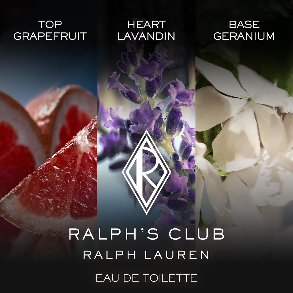 RALPH LAUREN FRAGRANCES - Ralph's Club - Eau de Toilette - Men's Cologne - Woody & Aromatic - With Grapefruit, Lavandin, & Patchouli - Intense Fragrance