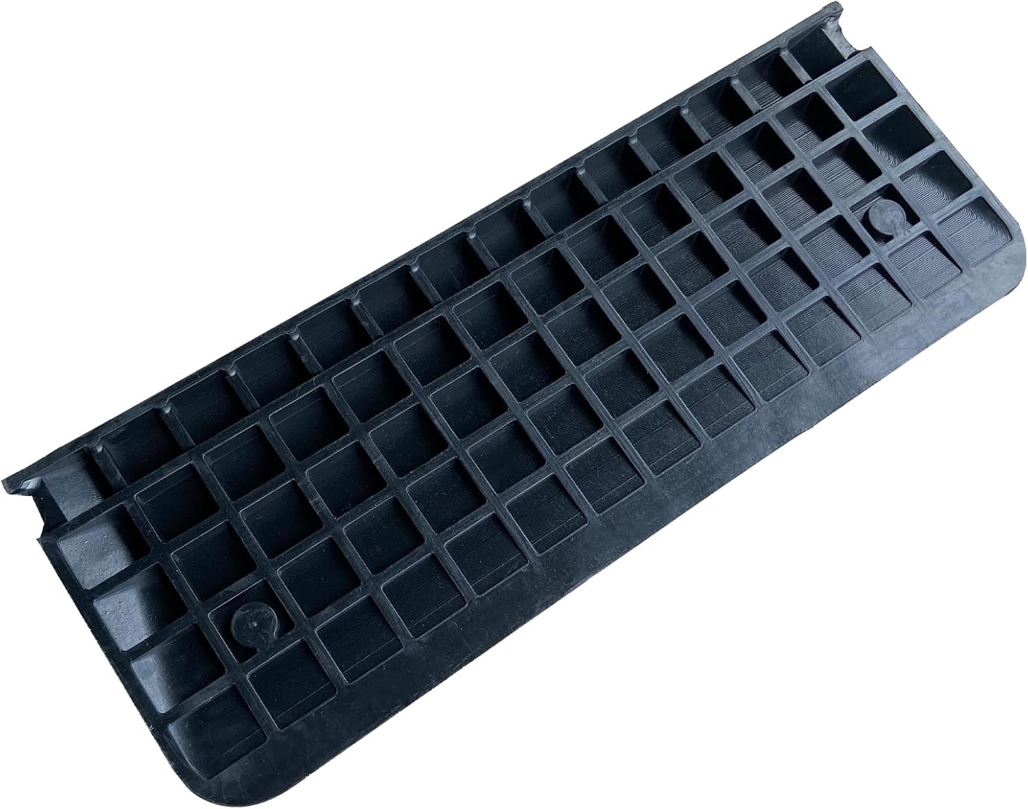 Rubber Threshold Ramp for Doorways Heavy Duty 5cm 2' Rise Wheelchair Ramp, 1 Pack Recycled Rubber Power Curb Ramp for Door Threshold Wheelchair Scooter Curb Ramp(RTR50)
