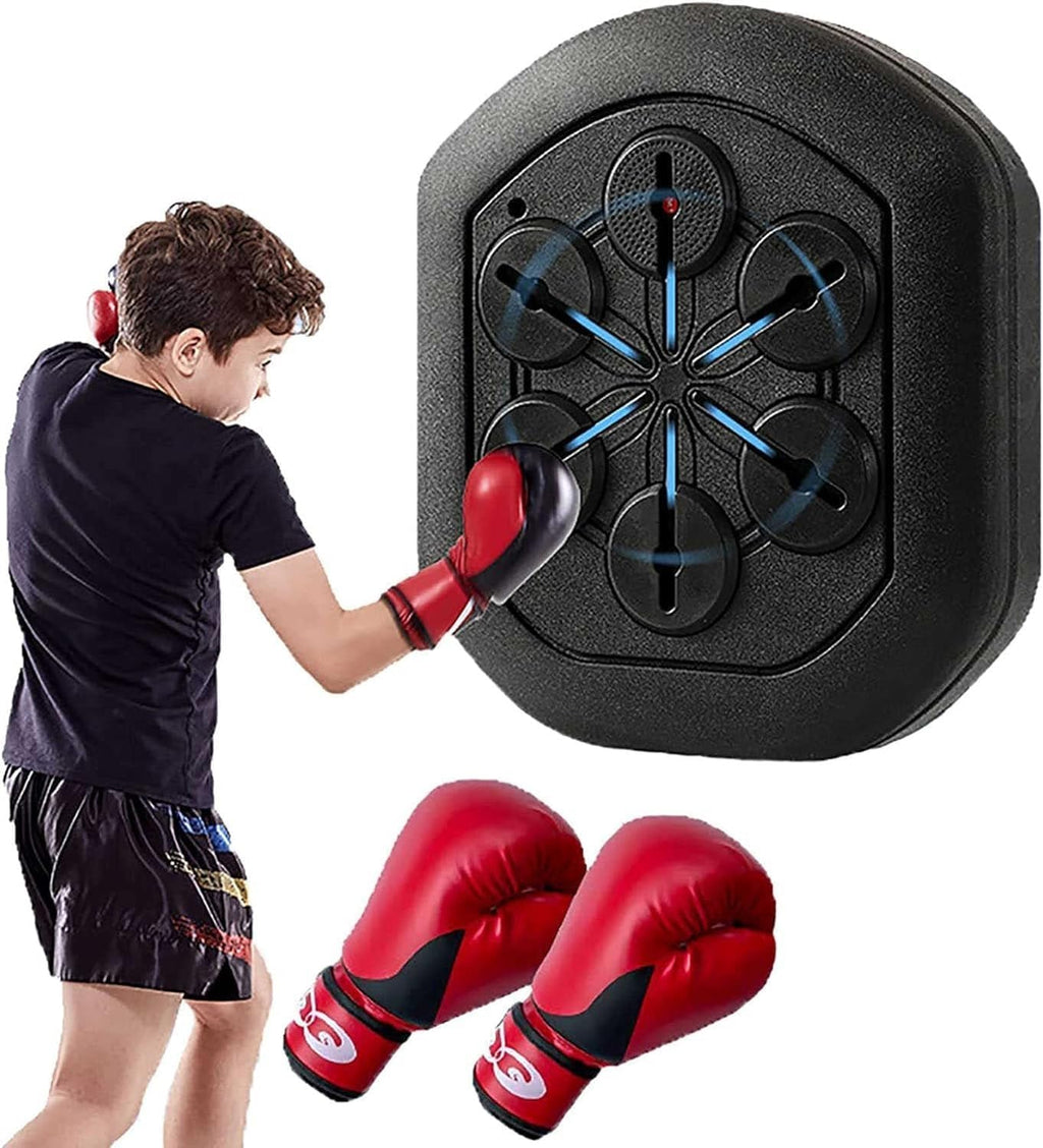 Music Boxing Machine Smart Music Boxing Machine, Wall Mounted Boxing Machine with Music and Lights, Punching Bag Training Equipment
