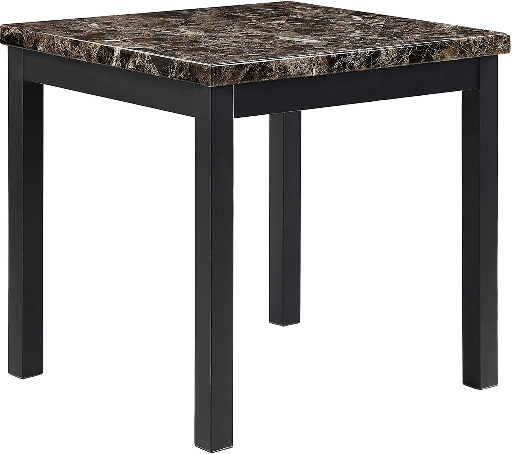 Lexicon Malaya 3-Piece Set Faux Marble Occasional Table, Brown
