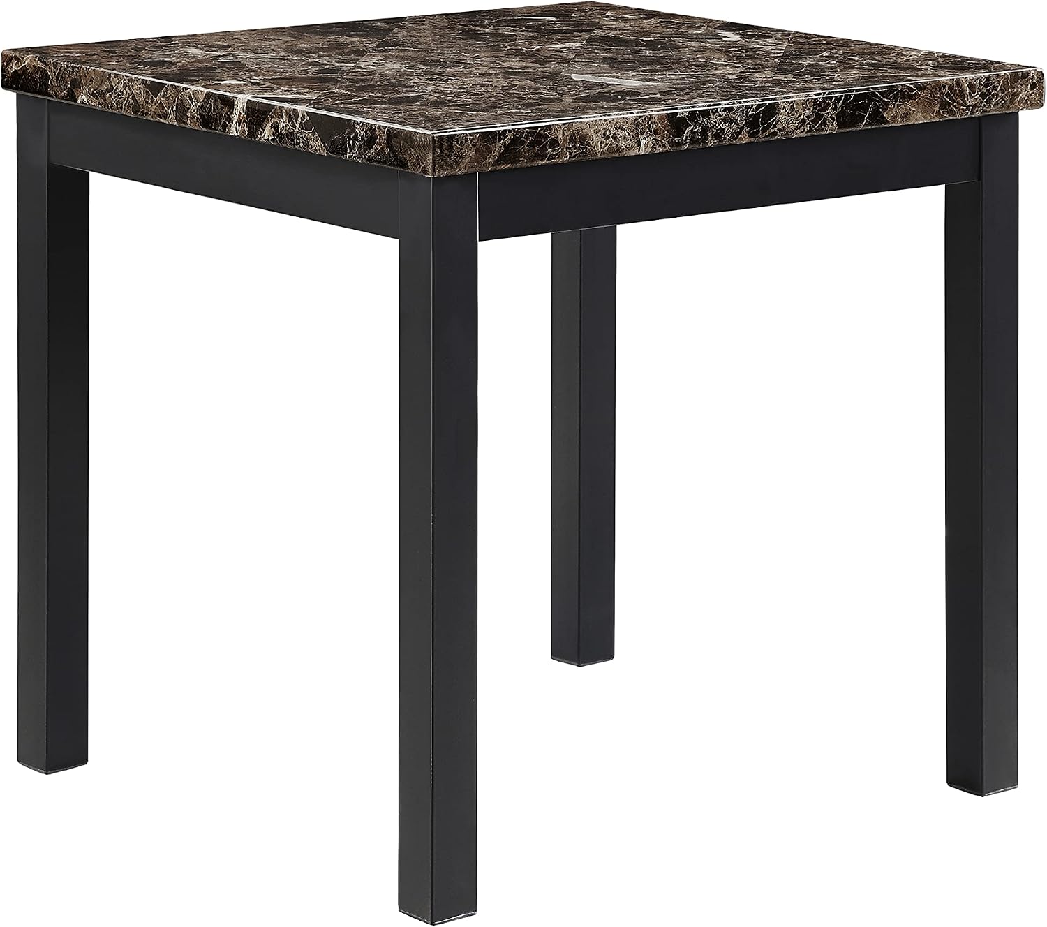 Lexicon Malaya 3-Piece Set Faux Marble Occasional Table, Brown