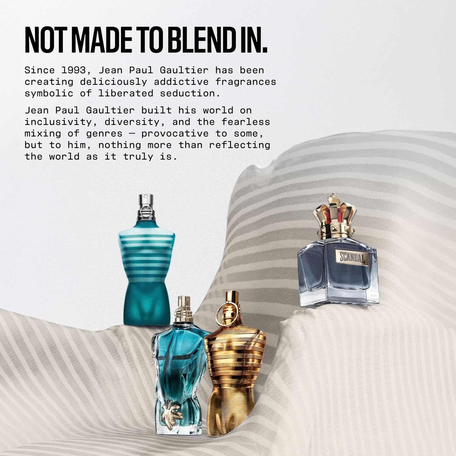 Jean Paul Gaultier Scandal Pour Homme Eau de Toilette for Men - Long Lasting Amber Woody Men's Cologne with Clary Sage, Tonka Bean and Vetiver - Designer Fragrance Spray