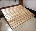 SHYP Wheelchair Ramp Portable Non-Slip Wooden Threshold Ramps for Transition Doorways,Driveways,Steps,Garages, Home Front Door Entry Ramps 2-6 Inch Rise (Size : 13.3x11.8x5.1in/33.8x30x13cm)