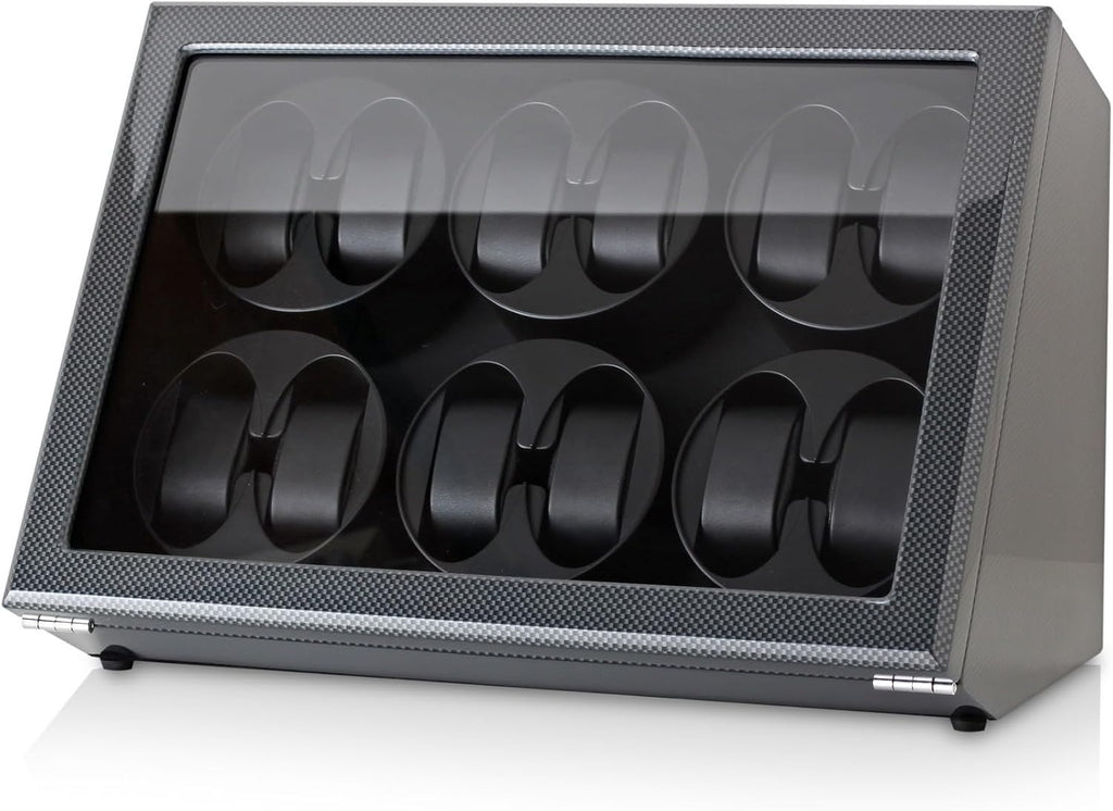 12 Watch Winder for Automatic Watches with Motor-Stop and Battery Option