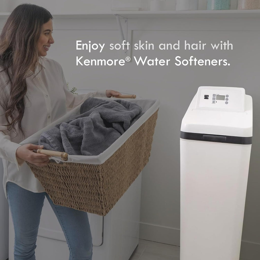 Kenmore 350 Whole House Water Softener System, 32,000 Grain, 1-4 People
