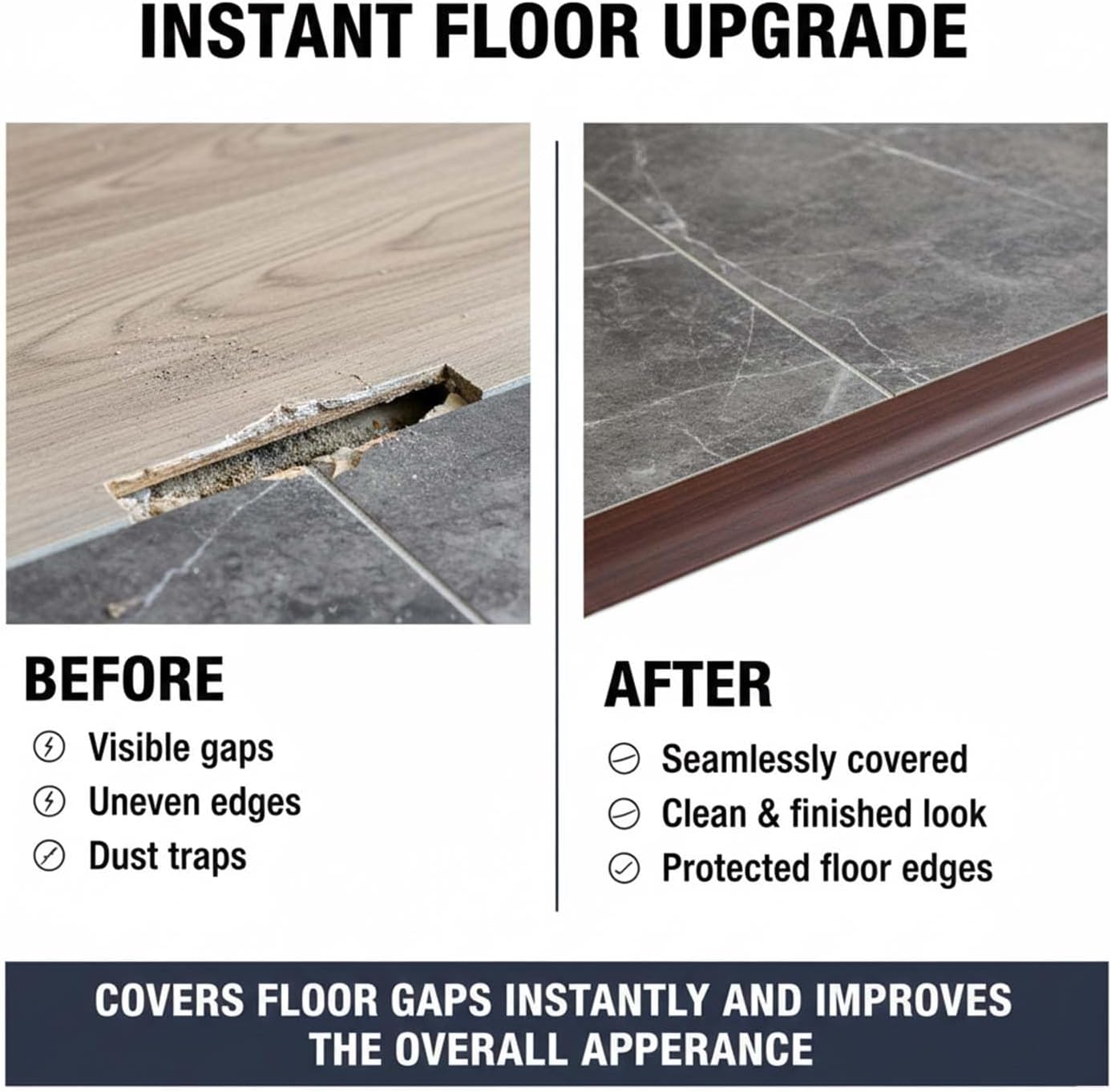 Carpet Threshold Strip Self Adhesive Door Transition Strip, Laminate Flooring Gaps And Doorway Floor Cover, PVC Threshold Edging Trim, Length 3.3ft 6.5ft 9.8ft 20ft(Silver,3'x29.5ft)