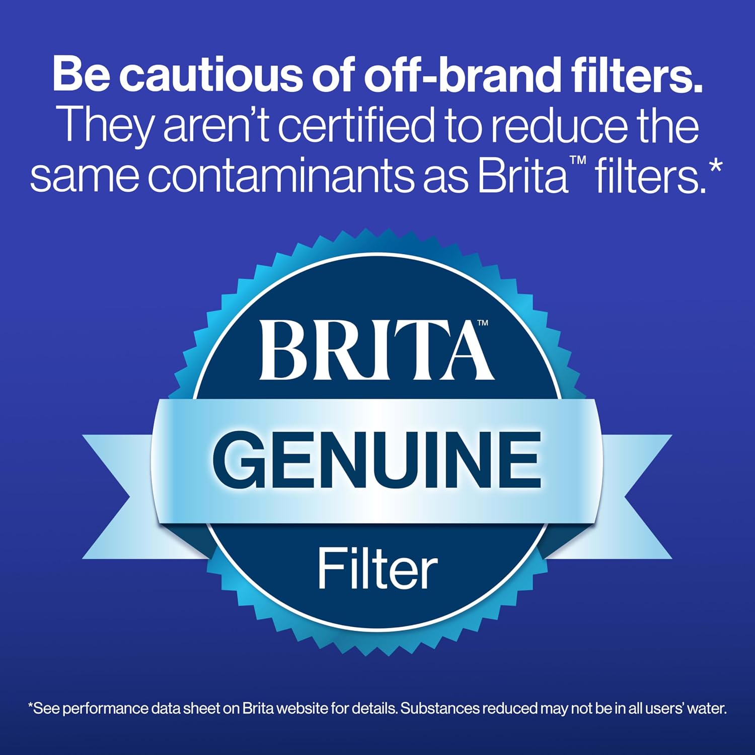 Brita Filter Replacements for Water Pitchers and Dispensers, Elite, NSF Certified to Remove 99% of Lead, 2 Count, Blue (Pack of 8)