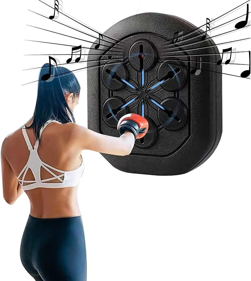 Smart Wall Mounted Boxing Machine with Music Electronic Punch Equipment for Home Gym Training