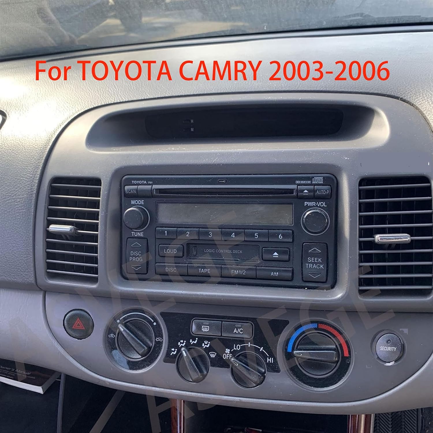Center Dash A/C Outlet Air Vent Panel for Toyota Camry 2003-2006 Air conditioning outlet assembly-Beige Brown