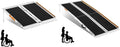 Bundled 2FT 5FT Ramp for Wheelchair for Home Steps, gardhom 800Lbs Load Capacity Anti-Slip Aluminum Portable Folding Handicap Ramp for Home Entrance Threshold Doorways Stairs Curbs Scooter