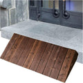 4' 7' 8' Rise Door Ramp for Wheelchairs, Wooden Threshold Ramps for Doorways, Non Slip Portable Home Entry Ramps,Size : 90x80x20cm/35.4x31.5x8in