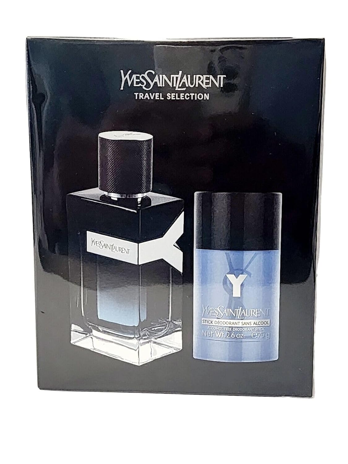 YVES Saint Laurent YSL Y 3.4 EDP Spray +2.5 Deodorant Stick for Men 2 Piece Set (Spray + Deodorant)