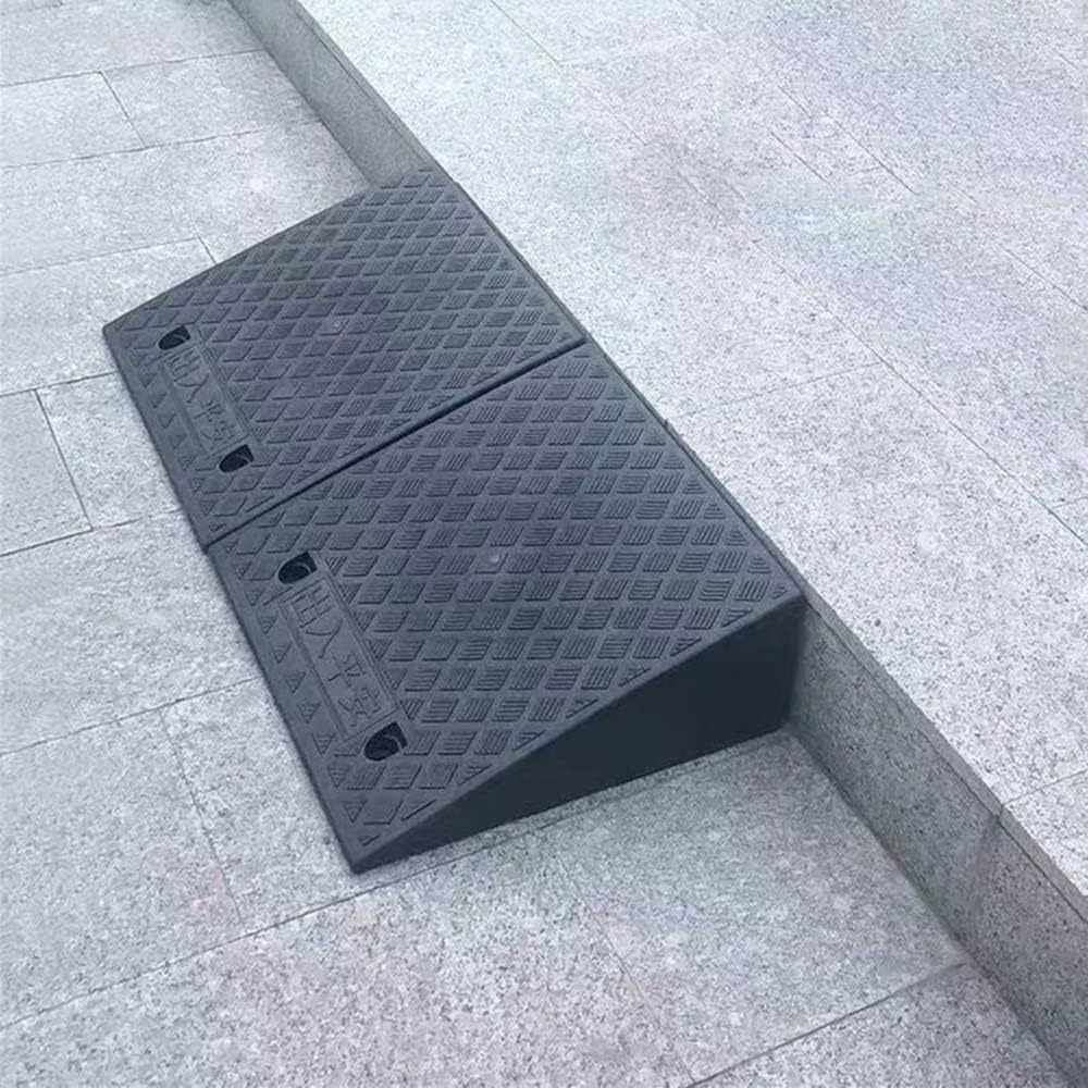 Portable Threshold Ramps 4' 5' 6' 7' 8' Rise, Non-Slip Kerb Ramps Step Ramp, Wheelchair Ramps for Doorways, Entryway, Steps, Garage(Yellow,40x60x22cm)