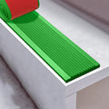 Stair Edge Trim Self Adhesive Stair Nosing Non-Slip Stair Edge Protector, Carpet Edging Strip,Extra Wide 10cm,Interior Thresholds for Doorways(Green,10m)
