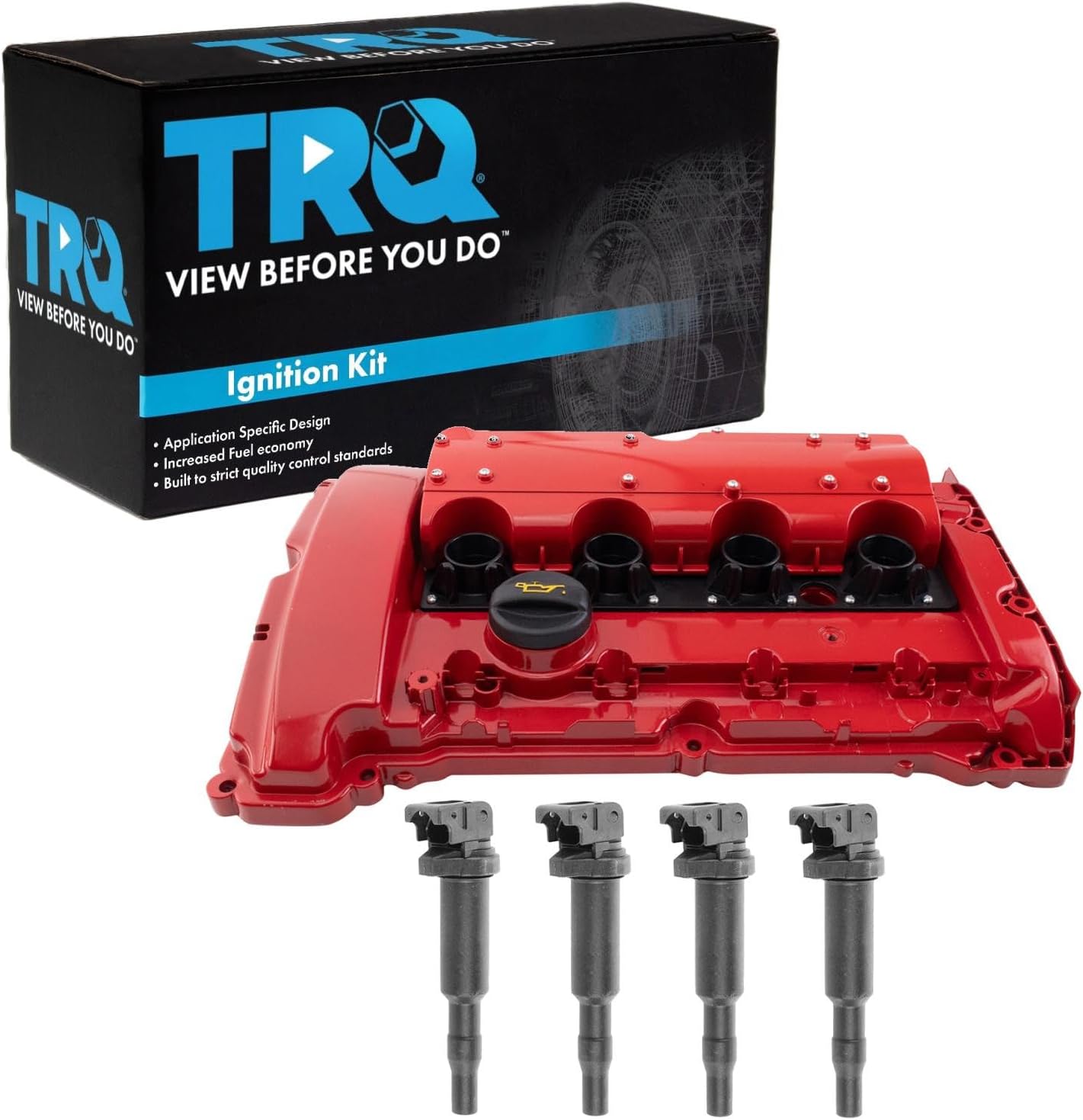 TRQ Ignition Coil Kit 5 Piece Compatible with 2007 Mini Cooper