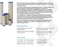 Pentair Pentek R30-BB Big Blue Pleated Polyester Sediment Water Filter, 10' x 4.5', 30 Micron, Whole House Reusable Cartridge (Pack of 8)