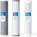 Waterdrop WF20PFC Whole House Water Filter, Compatible with WHF3T-FG, iSpring WGB32BM, Express Water WH300SICS, HQUA WF3-01, Any 20' x 4.5' System, Reduces Iron, Manganese, Chlorine