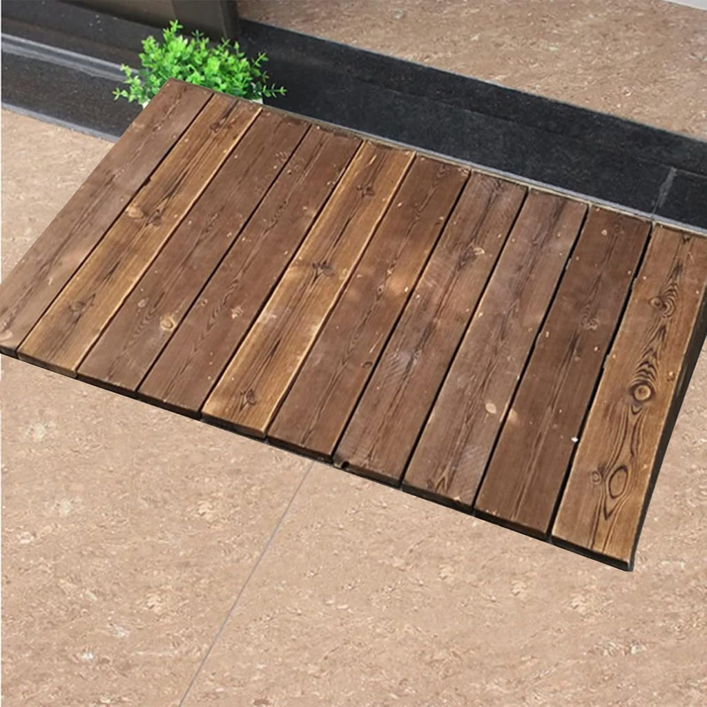 Ramps Door Threshold Ramp Interior Exterior, Portable Non Slip Wood Step Ramp/Doorway Wheelchair Ramp 3/4/ 5/6/ 8 Inch Rise, for Scooter Bike Access Home