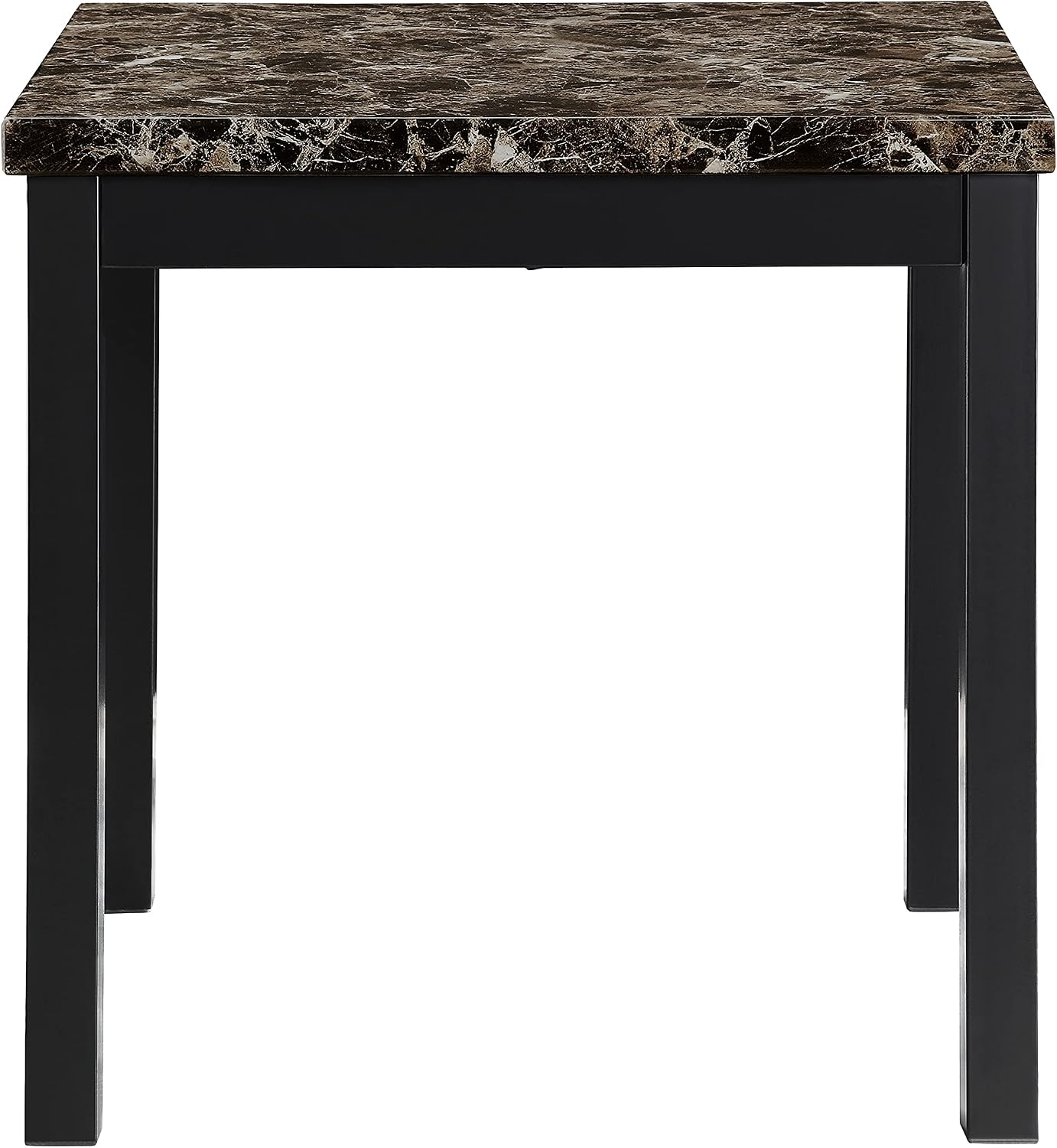 Lexicon Malaya 3-Piece Set Faux Marble Occasional Table, Brown