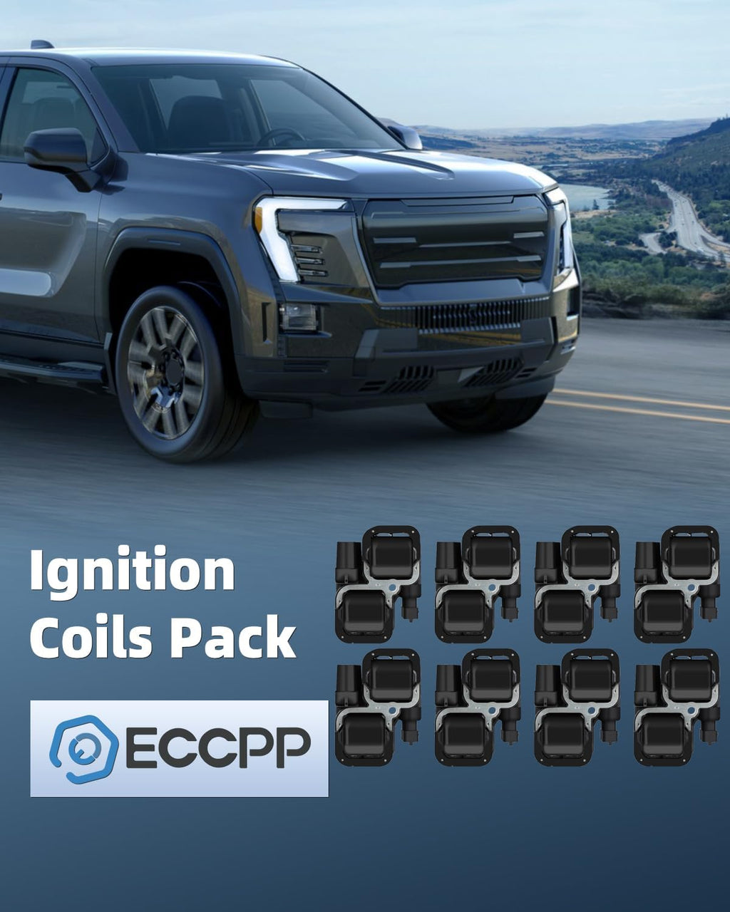 ECCPP UF359 8 ignition coils with 16 iridium Spark Plugs for Mercedes-Benz 2001 2002 2003 2004 2005 E389 UF359 UF-359