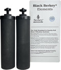 Berkey Authentic Black Berkey Purification Elements - Berkey Water Purifier Replacement Filters (Pack of 2)