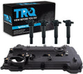 TRQ Ignition Coil Kit 5 Piece Coil on Plug Compatible with 2014 Hyundai Elantra Elantra Coupe Elantra GT Tucson 2014-2020 Kia Forte Forte Koup Forte5 Soul