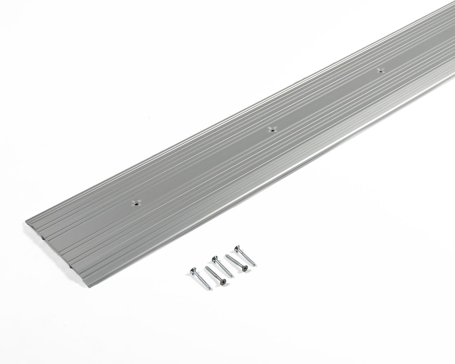 Aluminum Thresholds 7 Inch - Residential/Commercial use Saddle/Handicap Easy Installing and Accessible/Fire Proof Rated (48', Silver)