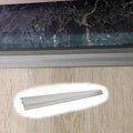 Floor Transition Strip Aluminum Alloy Threshold Divider Strip, Tile to Wood Edge Trim Bars, Connection Flooring Gap Decoration Covering, Doorways Threshold Reducer(Gray)