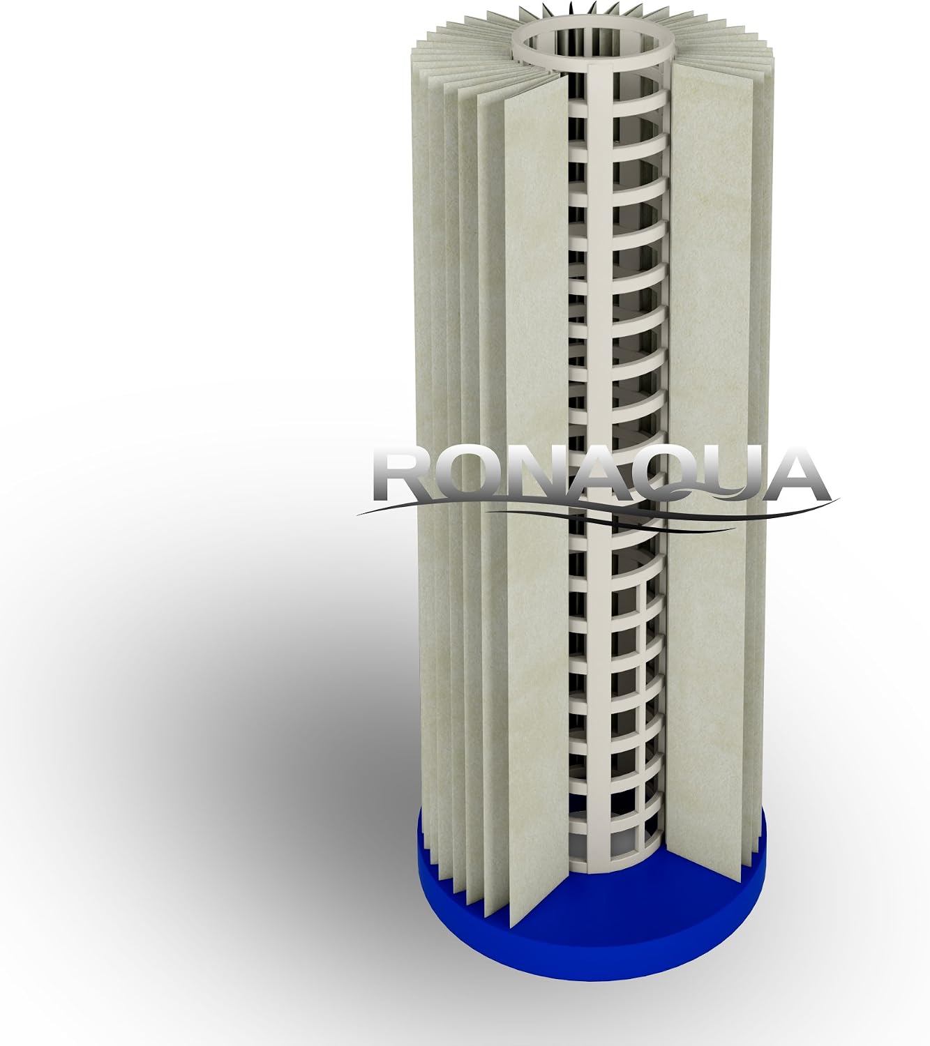 Pleated Sediment Water Filter Cartridge 9.87'x 2.5' Amplified Surface Area, Removes Sand, Dirt, Rust, Extended Filter Life WELL-MATCHED with WHKF-WHPL, 801-50, WB-50W, WFPFC3002, SPC-25-1050 (50 Pack)