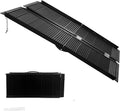 6FT Portable Wheelchair Ramp, Black Non-Slip Aluminum Wheelchair Ramp with Handle, Folding Ramps for Home Steps, Doorways, Thresholds, Curbs, Stairs, 800 LBS Capacity