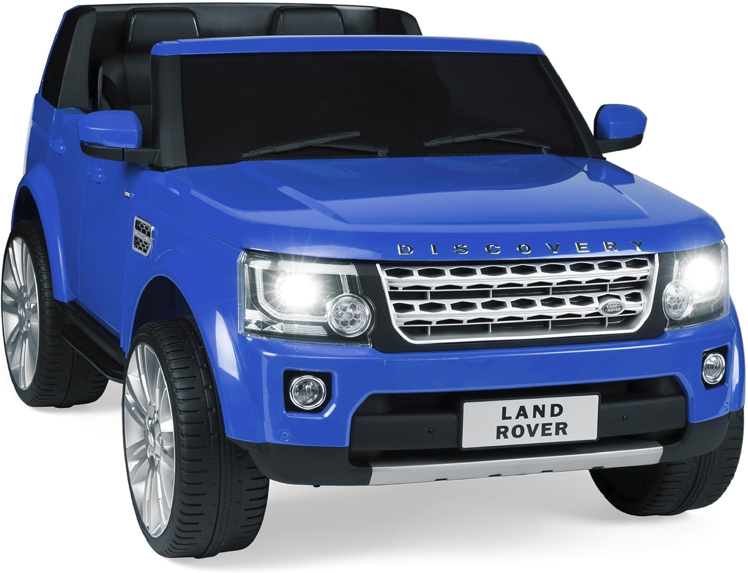 Best Choice Products 12V 3.7 MPH 2-Seater Licensed Land Rover Ride On Car Toy w/Parent Remote Control, MP3 Player - Blue