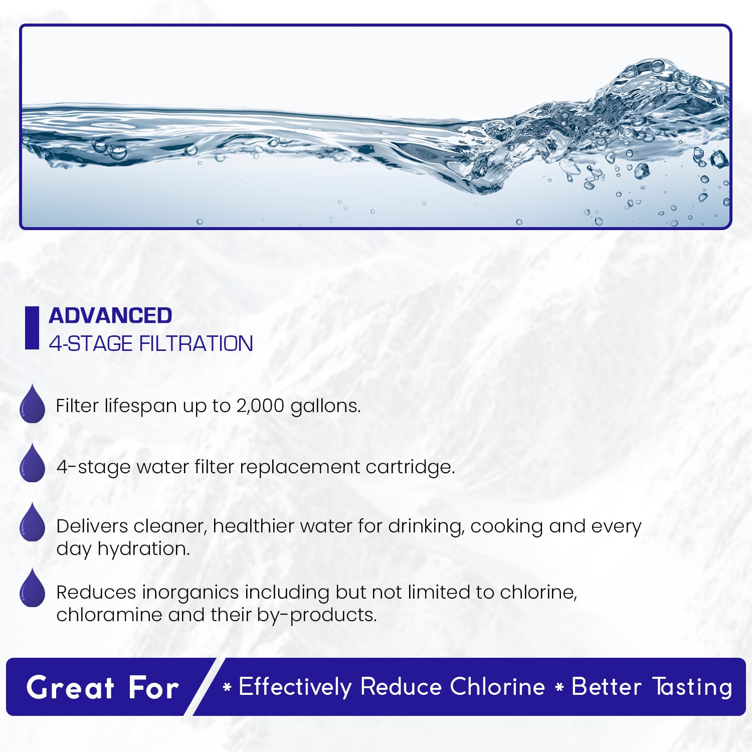 Crystal Quest Standard/SMART Water Filter Pitcher Cartridge – Advanced Filtration for Clean, Healthy Water, Removes Contaminants, Long-Lasting, Easy Installation, 2,000 Gallons [Pack of 6]