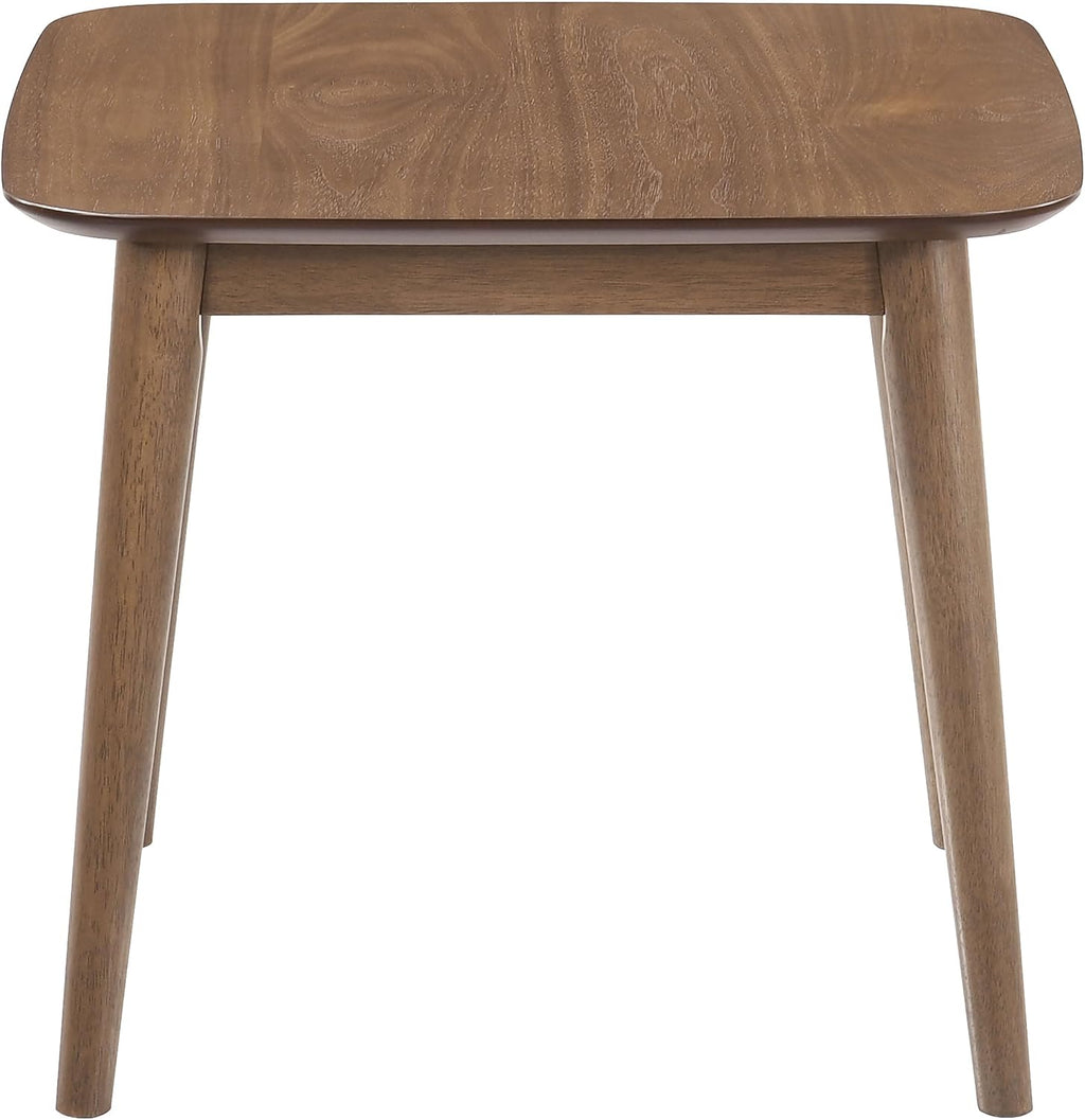 Coaster Home Furnishings - Radley - Wood - 3-Piece Rectangular Coffee Table Set with Chamfered Edges and Flared Legs - Mid-Century Modern Style - Living Room- Natural Walnut - 753524