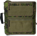 TACTICAL NOTEBOOK COVERS Tactical 3-Ring Binder Cover System | Zippered Padfolio Organizer Bag with Leather Handle | Fits 3' to 4' Binders | Durable Field Use Organizer (Canadian Digital Camo)