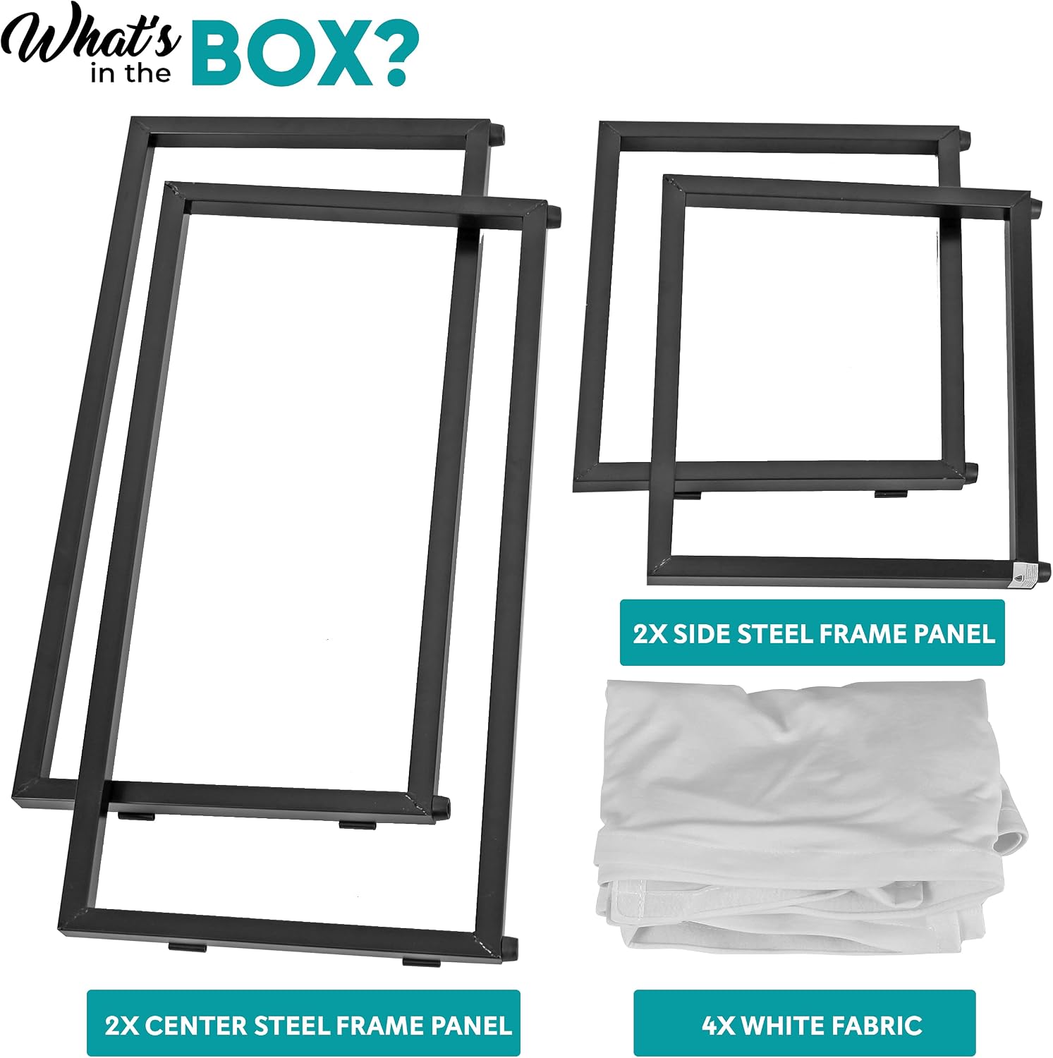 Pyle DJ Booth Foldable Cover Screen - Portable 5.6 ft Tabletop Event Facade Front Board Video Light Projector Display Scrim Panel -Folding Steel Frame Panel Stand, Stretchable Lycra Spandex PDJFAC02