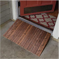 4' 7' 8' 10' 12' Rise Wooden Threshold Ramp for Home/Front Door/Yard/Doorways, Wheelchairs Walkers Car Motorcycle Entry Stair Steps Transition Ramp(Size : 23.6x31.5x10in/60x80x25cm)