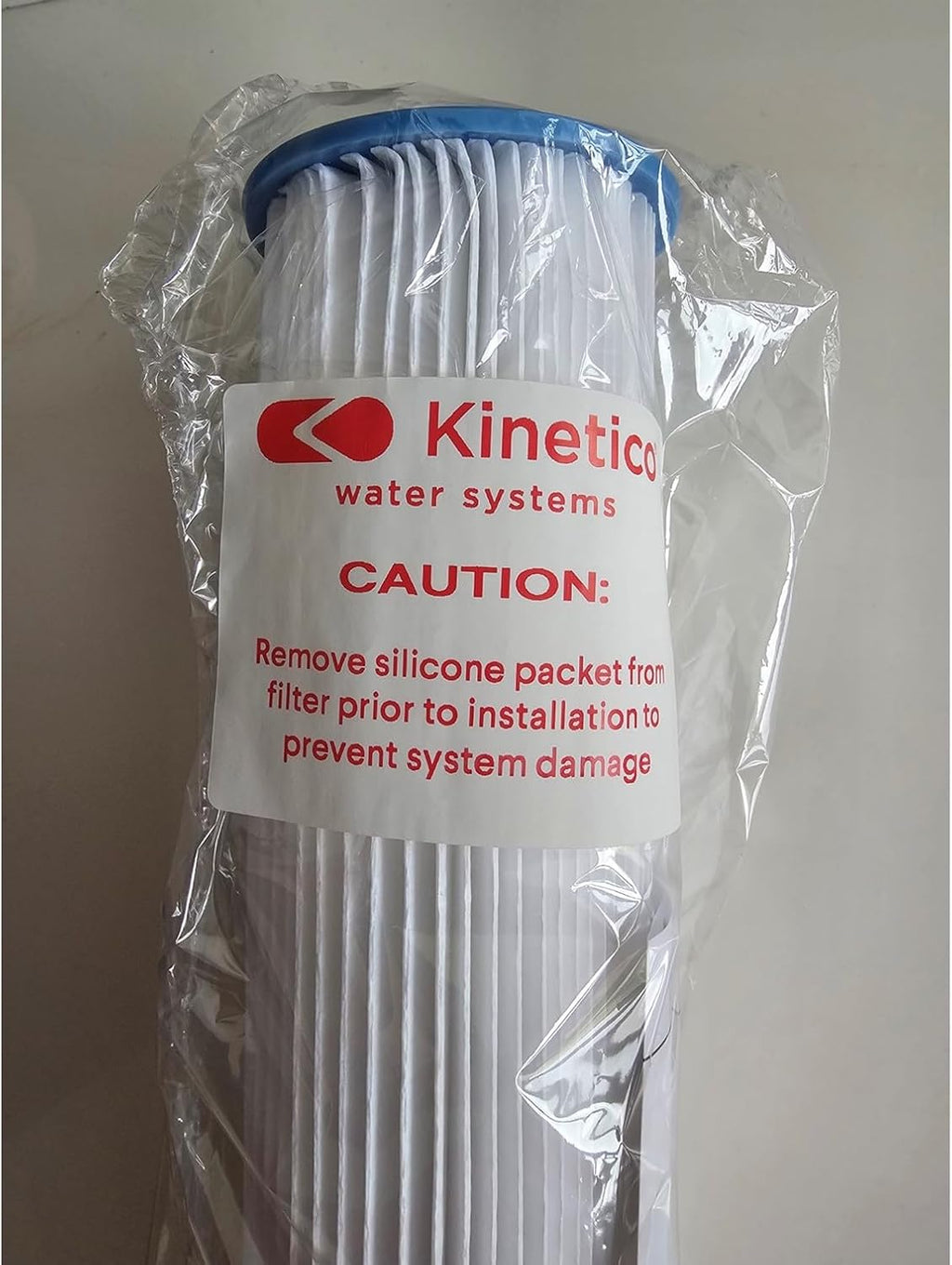 Kinetico, 16 inch, 20 micron Pleated filter (Part No. 11665) For Mach System, White