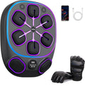Wall-Mounted Smart Boxing Machine with 9 Training Modes, 9 Speed Levels & LED Display for Real-Time Tracking - Music Sync Technology for Cardio & Strength Workouts,Halfgloves