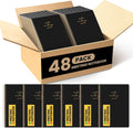 48 Pack of Meeting Notebook for Work Organization - Work notebook with action items, Meeting Minutes Planner Notebook, Perfect Office Supplies for Men & Women - Black