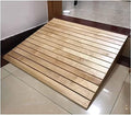 Wooden Wheelchair Threshold Ramps for Doorways, 2' 3' 4' 5' 6' Rise Indoor Outdoor Entry Ramp for Home Walkers, Non Slip Surface (Size : 30.8x30x8cm)