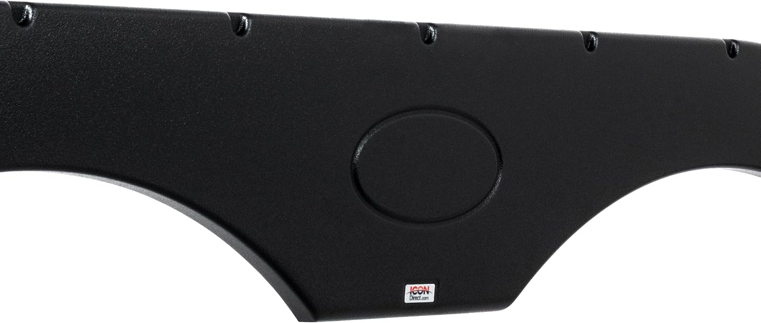 ICON Tandem Axle RV fender skirt FS1770 for Crossroads, Dutchmen, Forest River, Keystone, Palomino, KZ, Heartland, Skyline & more - 69 3/8' x 9 1/2' overall measure, Black