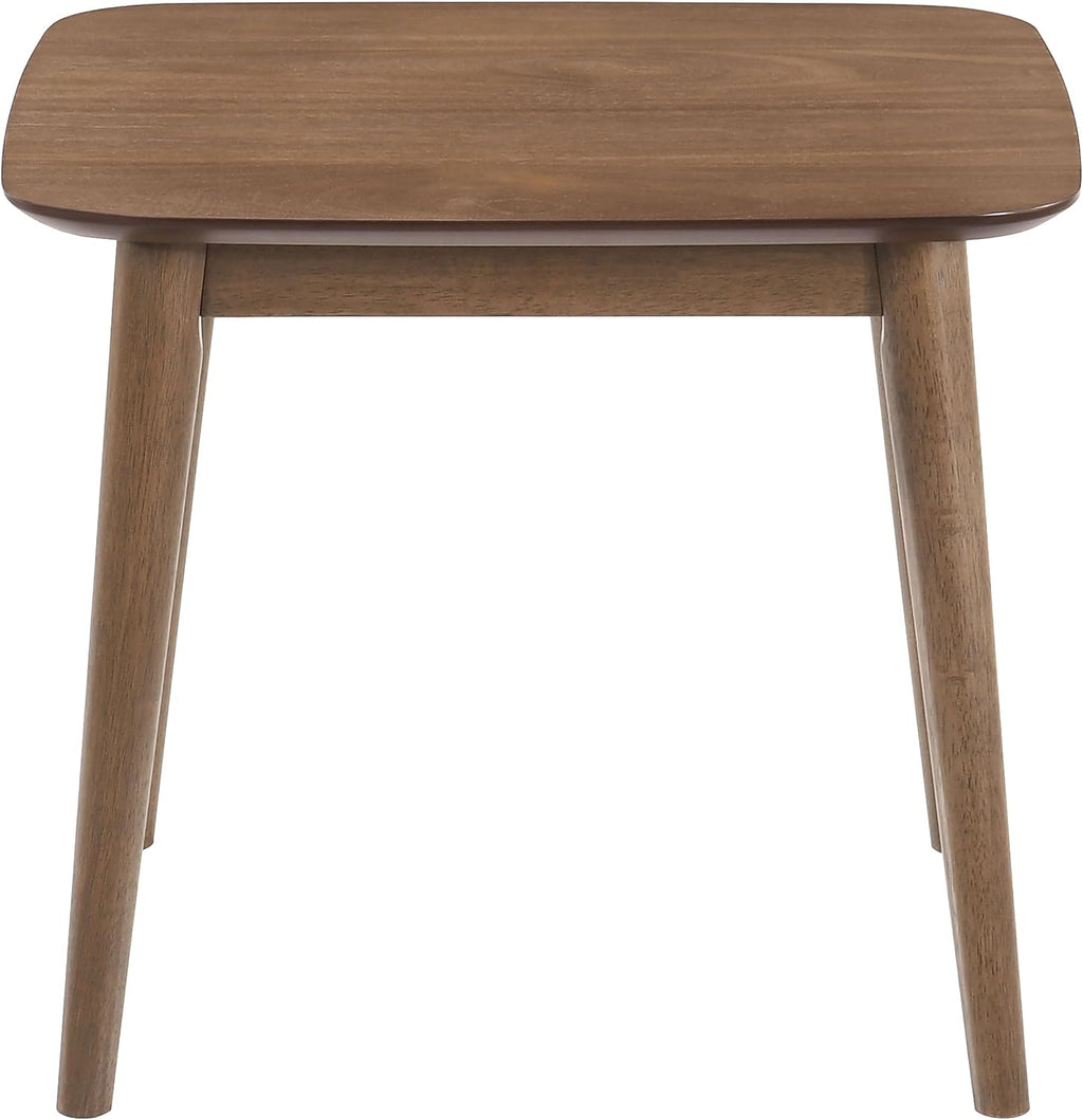 Coaster Home Furnishings - Radley - Wood - 3-Piece Rectangular Coffee Table Set with Chamfered Edges and Flared Legs - Mid-Century Modern Style - Living Room- Natural Walnut - 753524