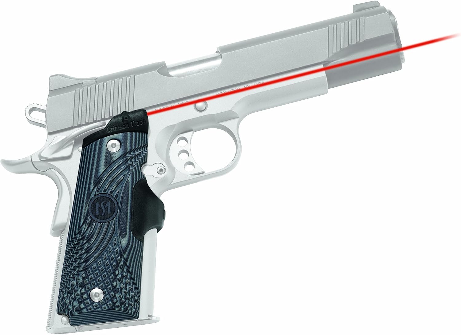 Crimson Trace LG-904 G10 Master Series Lasergrips Laser Sight with Instinctive Activation for 1911 Full-Size Pistols, Defensive Shooting and Competition