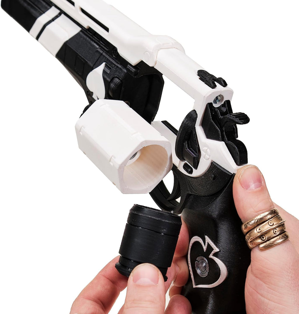 Ace of Spades hand cannon D2 | Clean prop replica (Ace of Spades + standard stand)