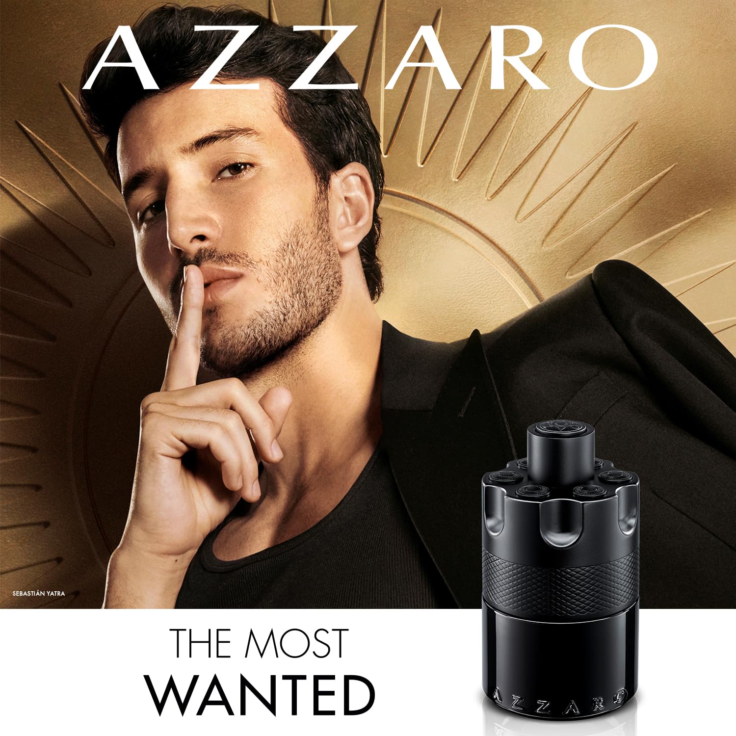 Azzaro The Most Wanted Eau de Parfum Intense - Woody & Seductive Mens Cologne Set ($185 Value) - Fougère, Ambery & Spicy Fragrance for Date Night - Full Size, 5 Fl. Oz & Travel Size, 0.33 Fl Oz