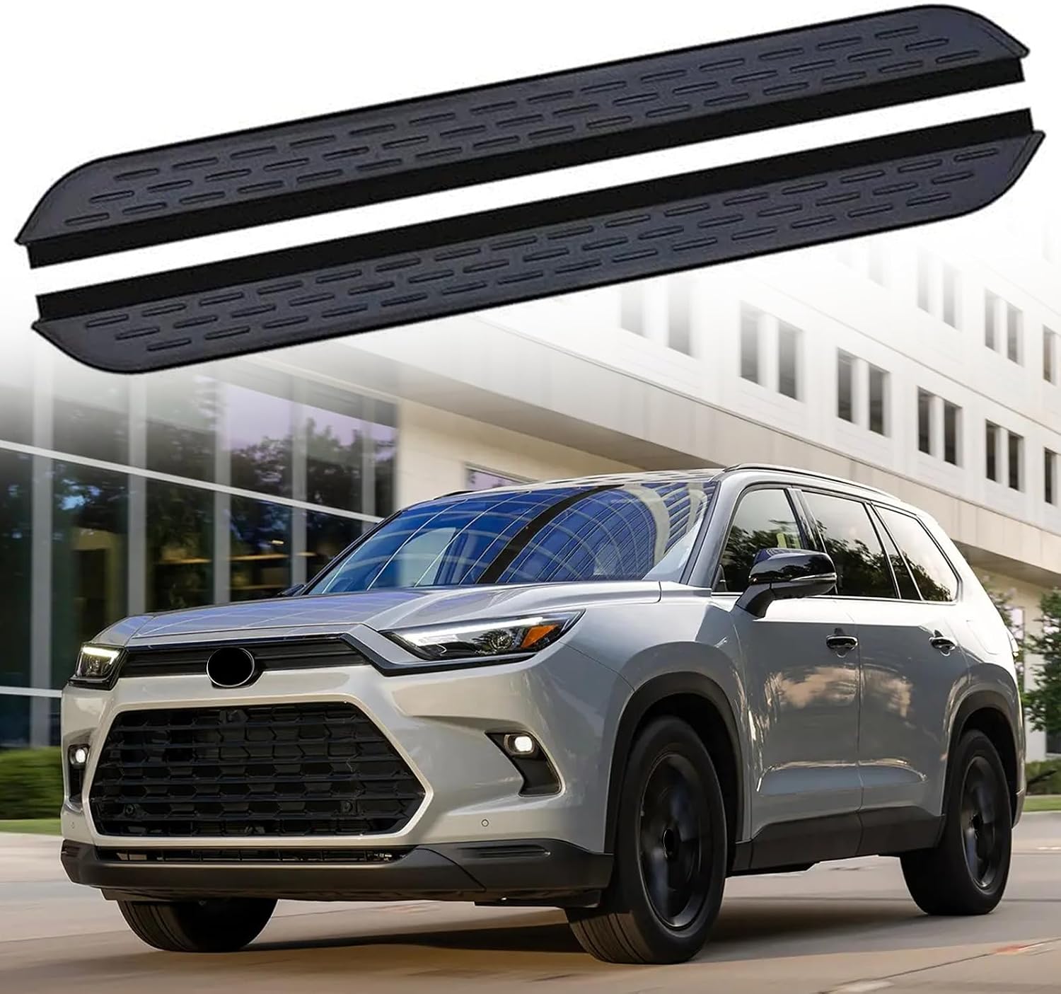 2 PCS Aluminium Running Board Side Step Fit for Toyota Grand Highlander 2024 2025 2026 Modified Parts Car Accesories