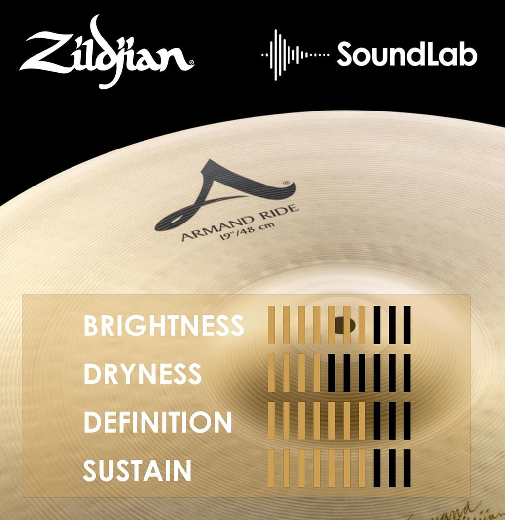 Zildjian A0044 19' A Armand Beautiful Baby Ride Cast Cymbal
