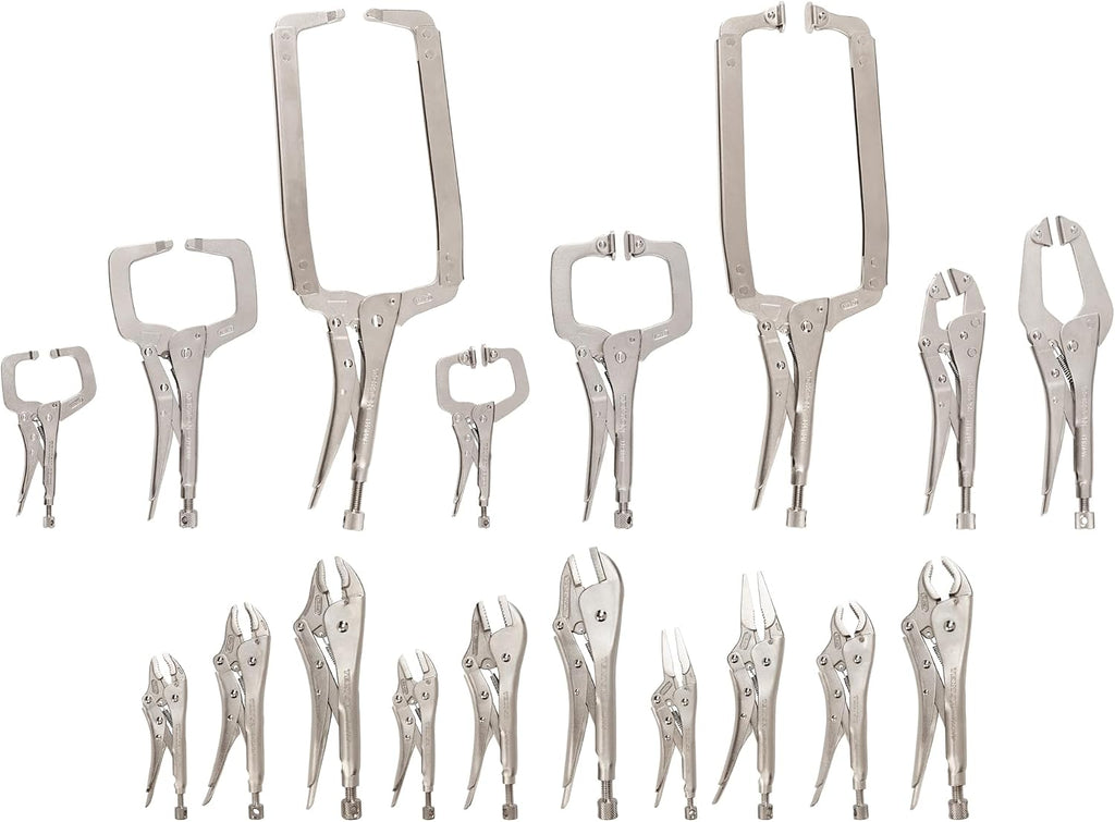 TEKTON Locking Pliers and Clamps Set (18-Piece) | PLK90005